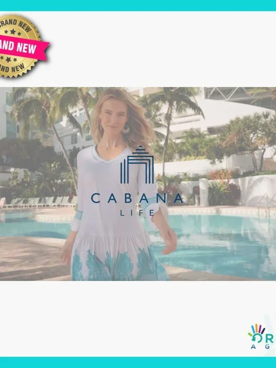 Sun Protective Tunic Dress UPF 50+ Nylon Spandex Cover-Up Chic Beachwear - Picture 7 of 7